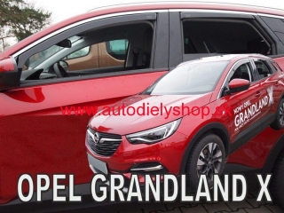 Opel Grandland X od 2017 (so zadnými) - deflektory Heko