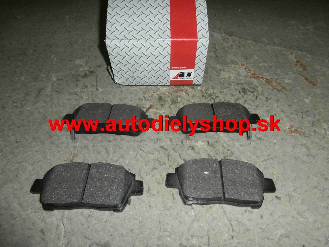 Toyota YARIS 4/99-1/06 predné platničky Sada / A.B.S /